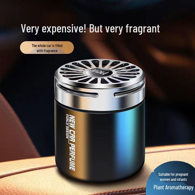 High-End Solid Perfume Car Air Freshener - Light and Shadow Interior Ornament