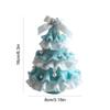 DIY Crochet Christmas Tree Kit Material Package Handmade Festive Crochet Tree Crafts Gift for Beginners Xmas Party Crochet Decor