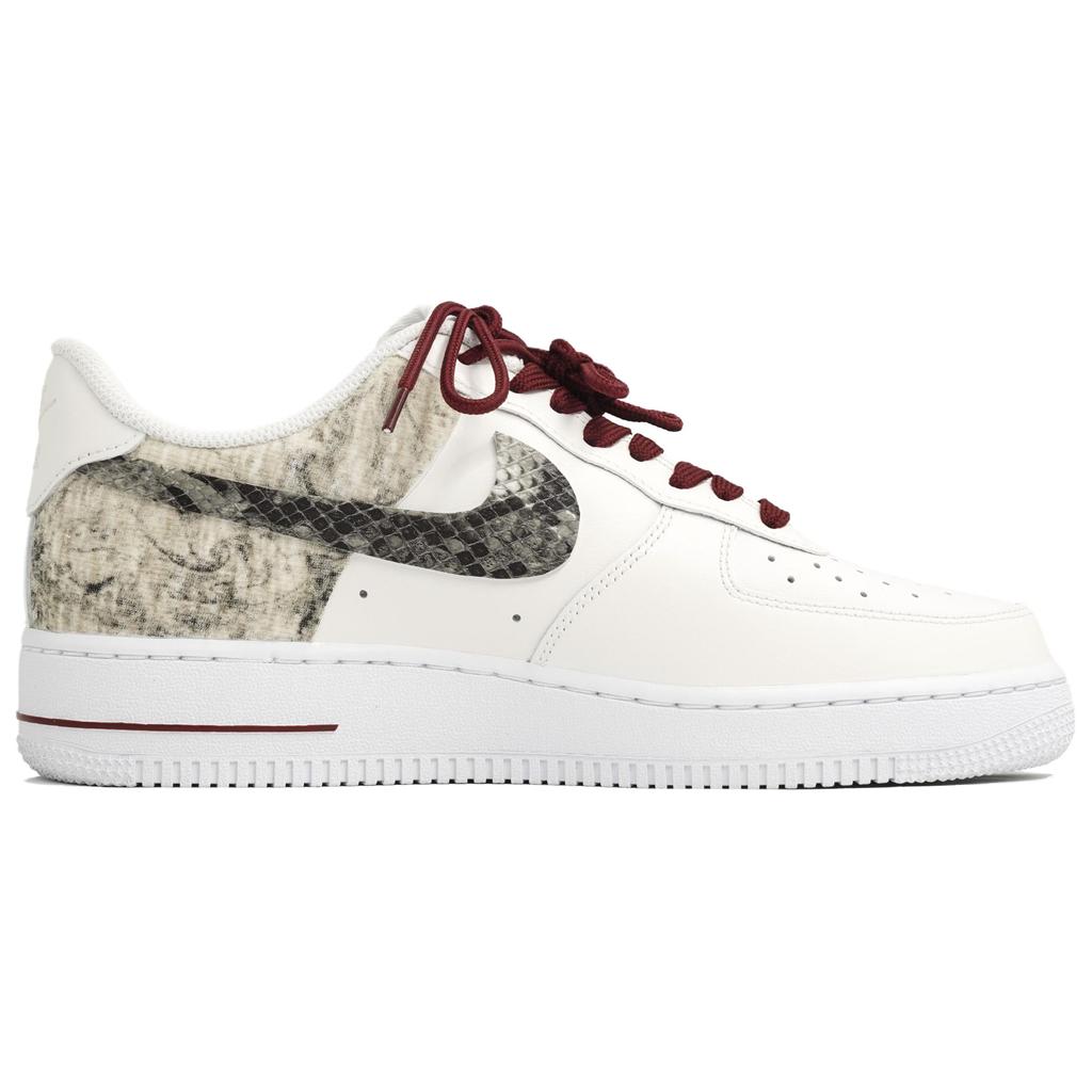 Nike Air Force 1 Wan Hua Nong, Chi Li Ying Nian, Shopping Bag Low top Skateboard Shoes Women's White Red DH2920-111(Team113-S-BOX)