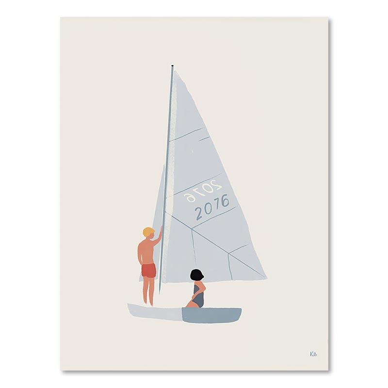 

Парусник Бассейн Океан Флоральный Минималистичный Настенный Арт Холст Живопись Постеры И Принты Настенные Картины Для Декора Гостиной 21x30cm No Frame