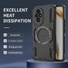 Für Honor 200 200 Lite Mecha Wärmeableitung Vier Ecken Luftpolster Anti-Drop Stark Magnetisch Nicht-Laden Handyhülle