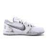 Nike Big Ink Dyed White Ling Leather Lightweight And Breathable Low Top Skateboard Shoes Men's Black White Gray 355152-106(team1561-)