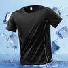 T-shirt Casual da Uomo Estiva Larga a Maniche Corte Traspirante