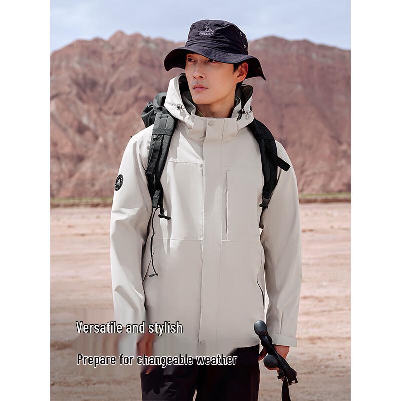 Pisen Men s Single-Layer Windbreaker Jacket 4XL