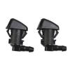 2pcs Car Black Windshield Washer Nozzle Set 2011-2017 For Jeep For Grand For Cherokee 68260443AA Washer Outlet Adjustment