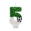 0-9 Number Soccer Cake Candles Kids Sports Theme Football Birthday Party Decoration Favors Cupcake Topper Cake Decor Supplies