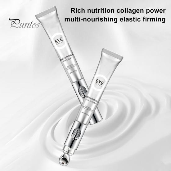 Wrinkle Eraser Massage-Augencreme mit Multi-Peptid 20 g, straffendes elektronisches Massagegerät für feine Linien, Smart Eye Cream, elektrische Massage-Augencreme