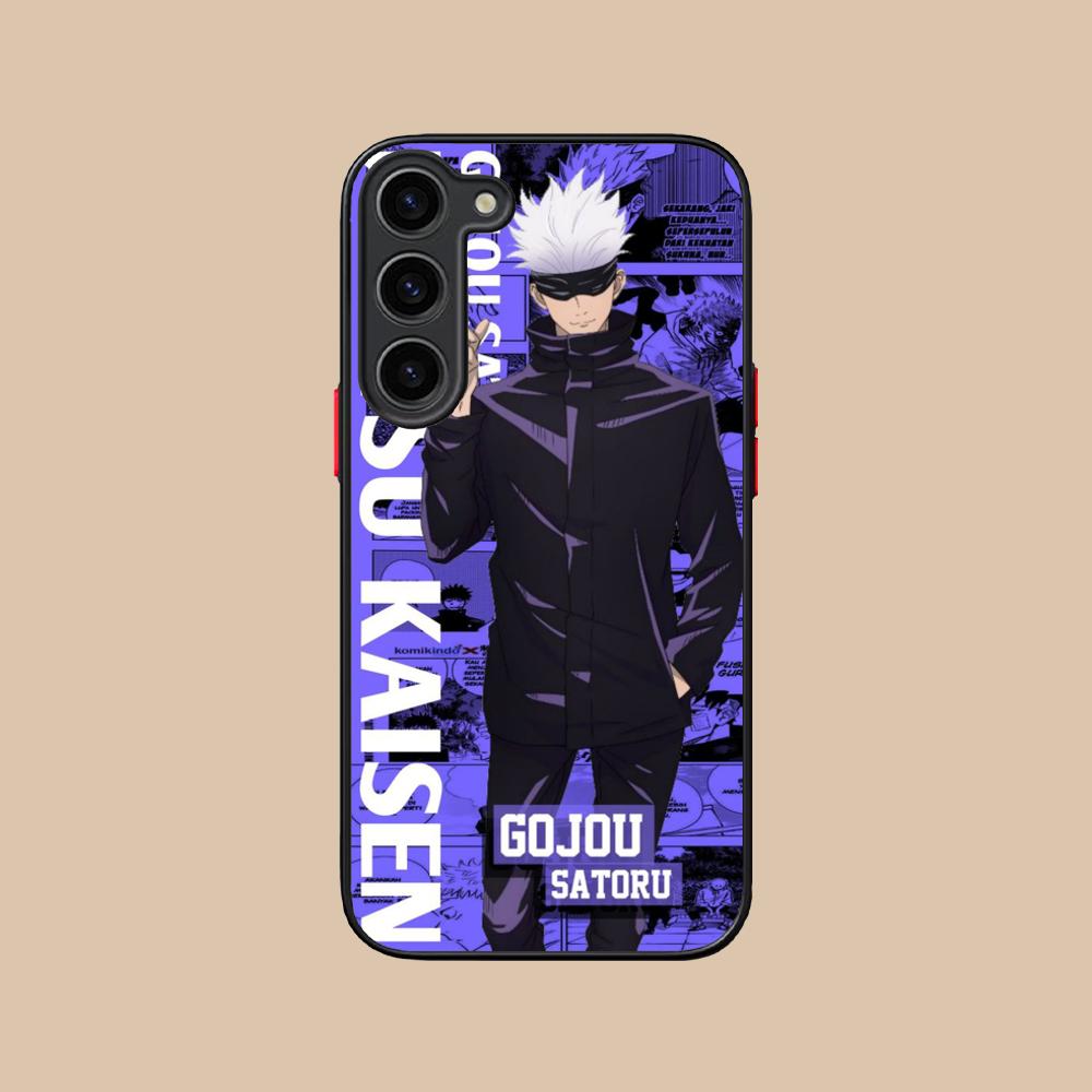Jujutsu Kaisen Satoru Gojo Silikonové pouzdro na mobilní telefon pro Samsung Galaxy S26 S25 S24 S23 S22 S21 Plus FE Ultra Barevný kryt