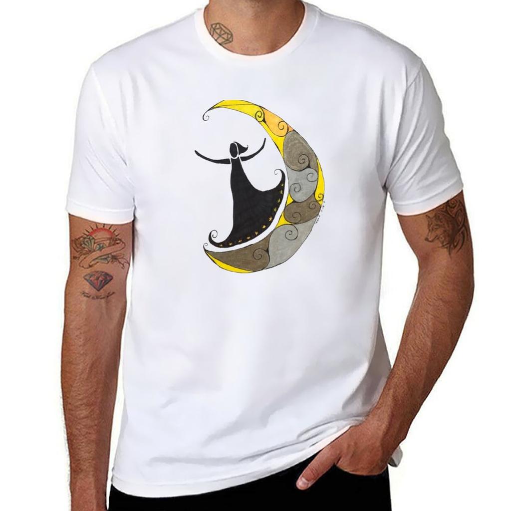 Women and The Moon TShirt Active Wear Sports TShirt for Unisex