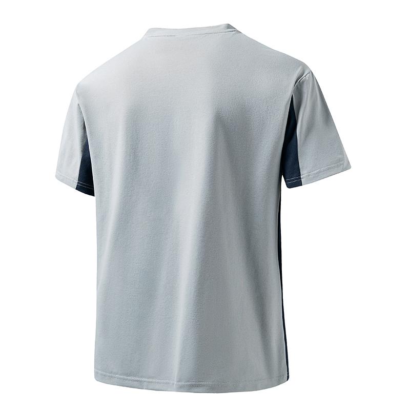 Short Sleeved T-shirt Men's Summer Ice Silk Casual Loose Half Sleeved T-shirt Men's Breathable T-shirt