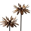 Rusted Metal Daisy Garden Stake Rustic Cornflower Decoration Decorative Plant Stake  Outdoor Lawn