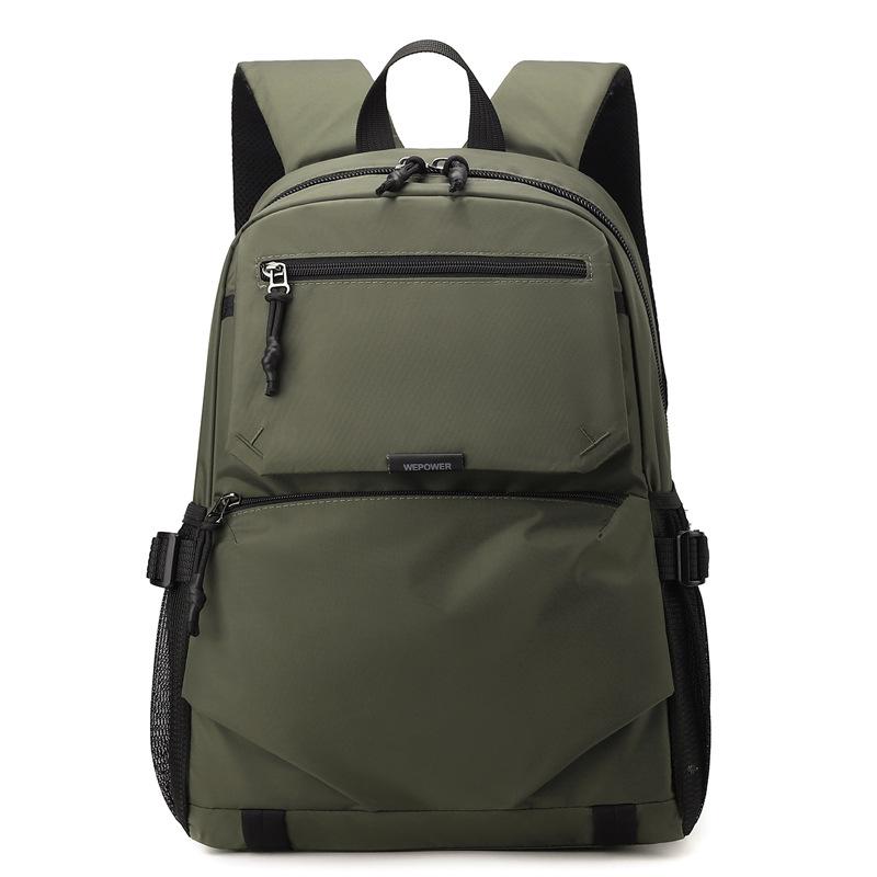 Durable Travel Nylon Backpack for Men Large Capacity Rucksack with Reinforced Stitching for Outdoor and Daily Use