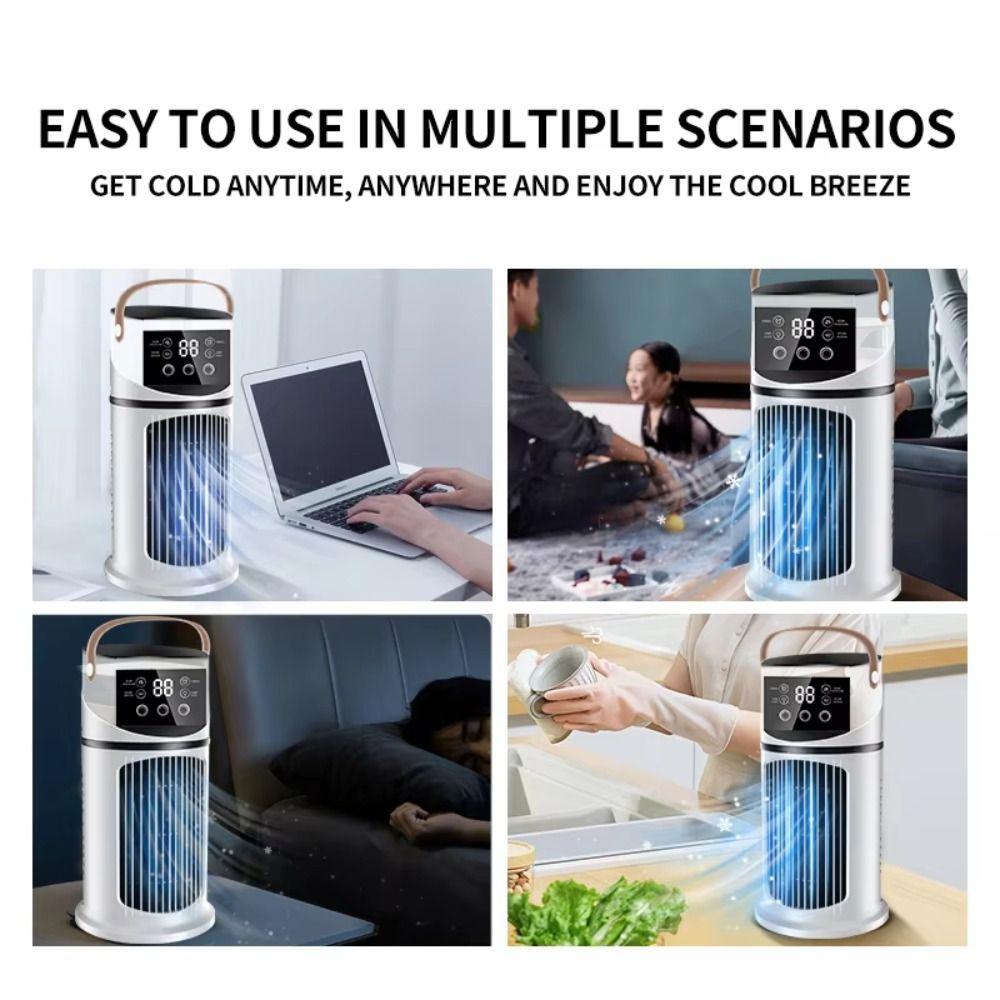 8H Timer Mobile Air Conditioning 9 Speeds Water Cooling Fan Air Conditioning Fan  Home Use