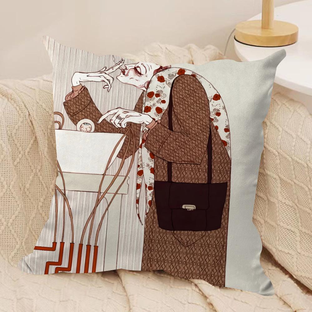 Strange Stories Cushion Cover Pillowcase Ultra Soft Skin Friendly Fabric Cloud Like Comfort Concealed Zipper