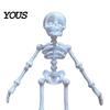 Scheletro Impermeabile Ecologico per Halloween Acquario Scheletro Danzante, Articolazioni Mobili Azionate da Bolle Decorazione Ornamentale Horror Subacquea, Realistico