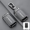 Custodia Smart Key in Lega di Zinco e Pelle Custodia Chiavi per Volvo Polestar 3 Polestar 4 Polestar 2 2023 2024 Portachiavi Accessori Auto