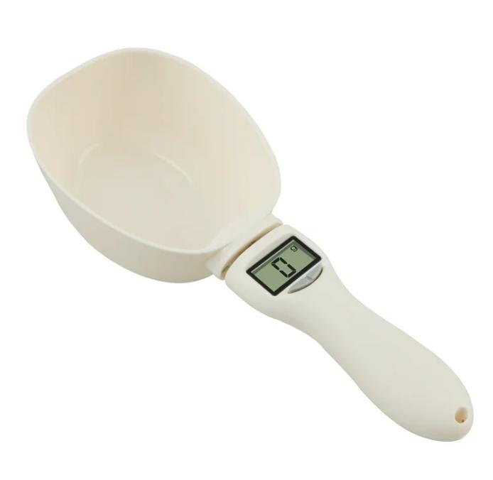 

New Digital Measuring Spoon, LED Display Feeding Spoon Removable Handle Scale for Pets