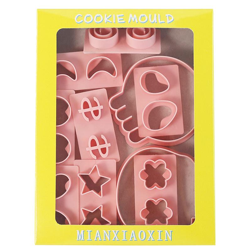 10Pcs/Set Halloween Skull Cookie Molds Fondant Dessert Biscuit Embossing Stamp Cutting Mold Party Baking Cake Decoration Tools