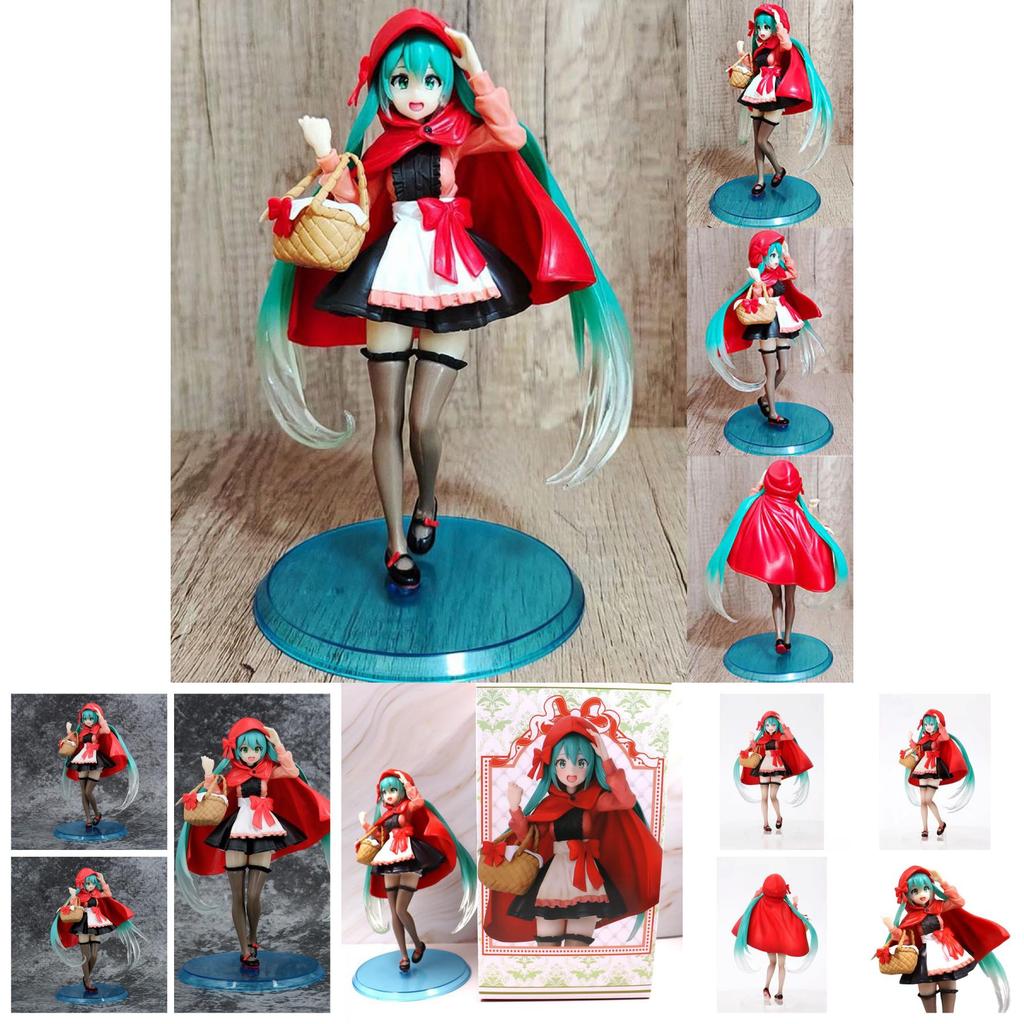 Lifelike Hatsune Miku Little Red Riding Hood Figure Toy Model Perfect Home Decoration Great Gift For Anime Lovers