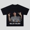 Billie Eilish Y2k Graphics 100cotton Unisex Shirt 2026 New Oneck Short Sleeve Unisexs Womens Fashion Hiphop Tshirt Fan Gifts
