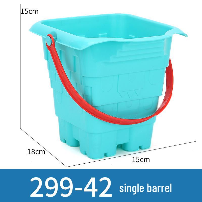 Çocuk Plaj Oyuncak Seti: Dayanıklı Plastik Kale Kovası ve Kum Oyun Araçları