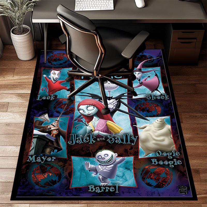 Custom Jack Mat Personalized Name, Polyester Washable Indoor Entryway Rug, Gift for Christmas, Easter, Thanksgiving Day
