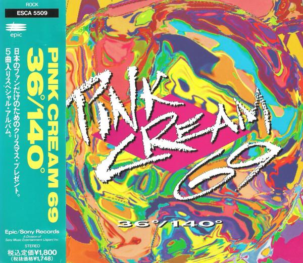 

CD PINK CREAM 69 - 36°/140° ESCA5509PROMO Epic 1991 Japan ObiRock Used
