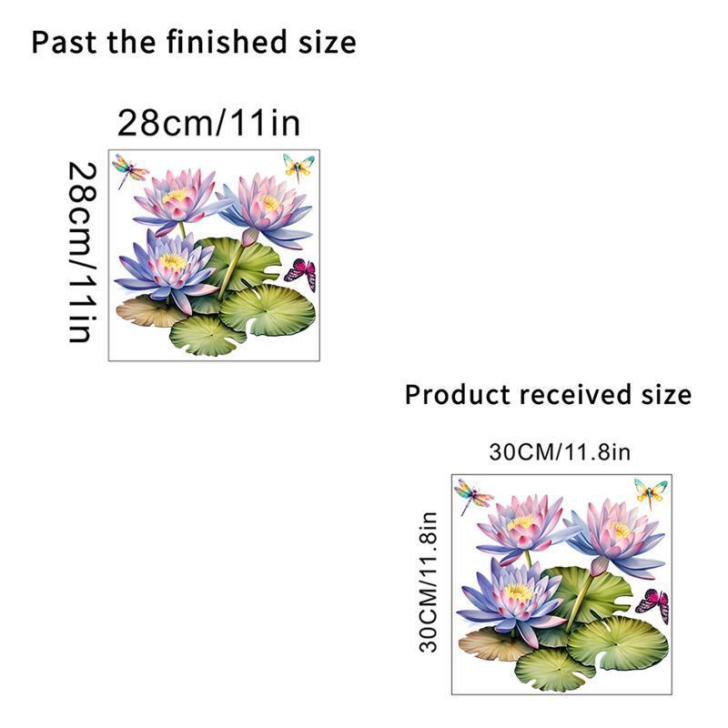 

Bathroom Toilet Seat Sticker Self-Adhesive Floral Butterfly Decals Toilet Stickers For Cistern Bathroom Wc Restroom Decor A1