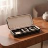 Zippered Jewelry Case Safeguarding Mineral Display Box Compact for Travel
