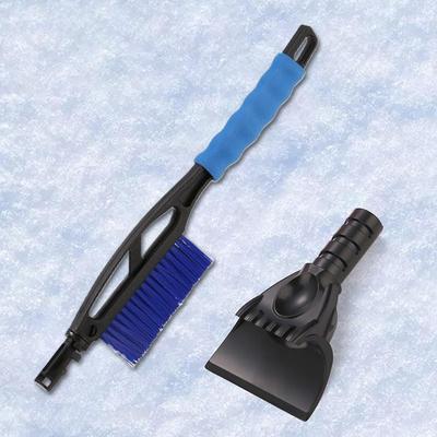 Snow Brush And Ice Scraper Removable Compact Ice Scraper Remover Multifunctional Brush For Parking Trucks Morning Driveway