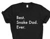Snake Dad T-Shirt, Best Snake Dad Ever Shirt Gift Mens - 3018