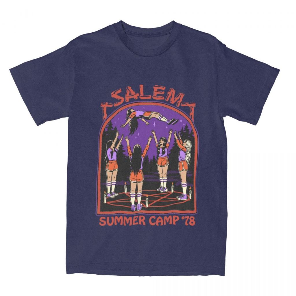 Novelty Cheerleading Basket Toss Summer Camp T Shirt Unisex Womens Cotton Salem Dark Art Tees Shirt Birthday Present Clothes