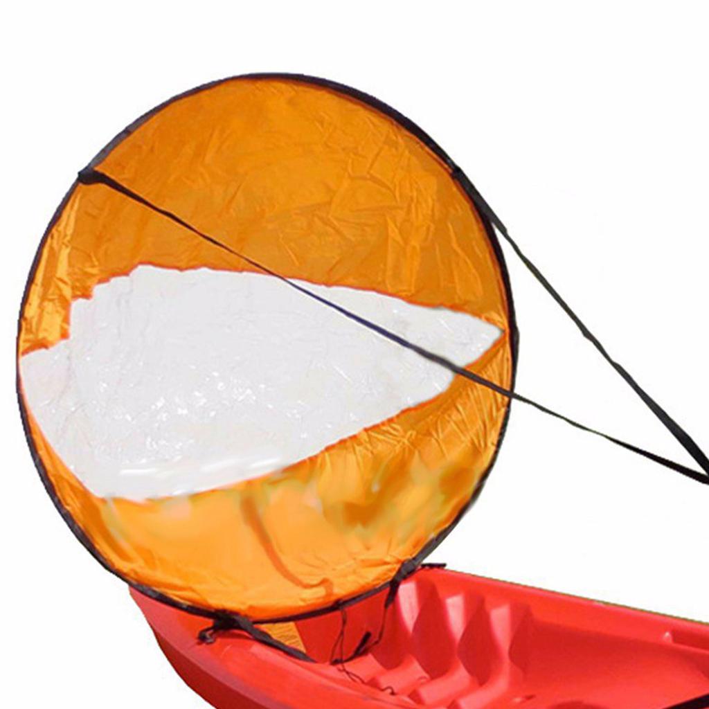 Foldable Surfling Kayak Boats Sail Clear Window Downwind Kayak Sail Windsurfing Sail Paddleboard Boating Supply
