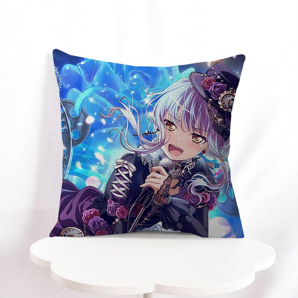 

R-Roselia Аниме Декоративная Эстетика Комнаты Наволочка Домашний Декор Спальня Диван Кровать Чехол для Подушки 45x45 16x16Inch