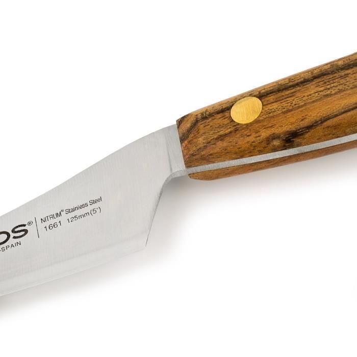 Couteau à Fromage - ARCOS - Nordika - Lame Acier Inoxydable Nitrum® - Manche Bois Ovengkol - 125 mm