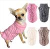 Classic Solid Chihuahua Puppy Dog Sweater for Small Dogs Winter Warm Pet Clothes Yorkshire Schnauzer Pullovers Disfraz De Perro