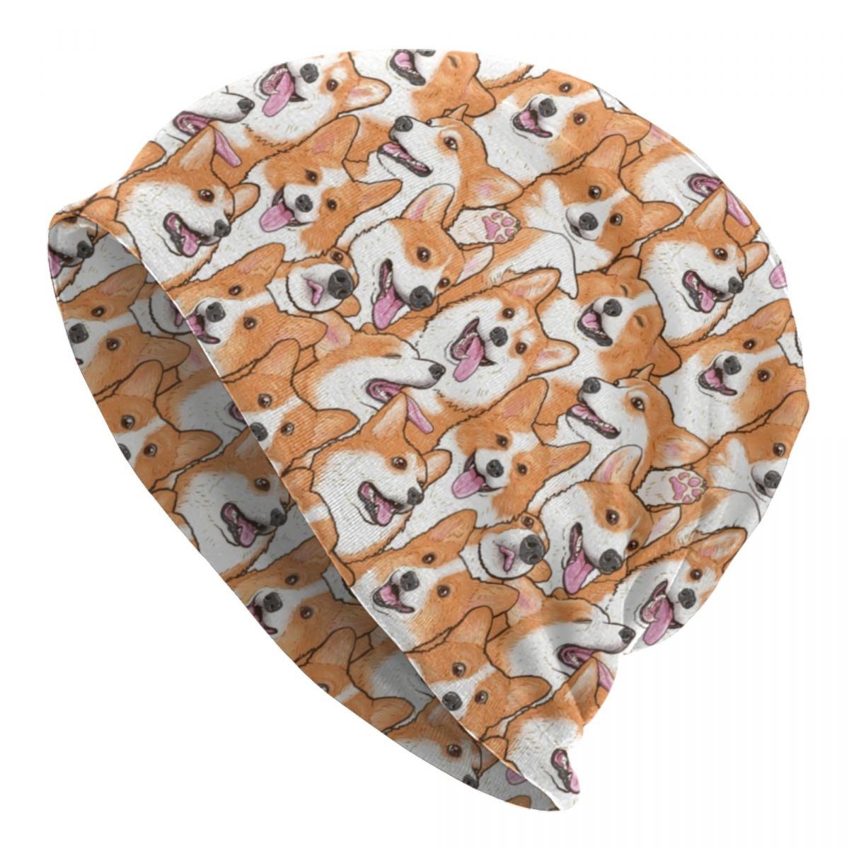 

Custom Tacos Welsh Corgi Dog Skullies Beanies Caps Unisex Winter Warm Knit Hat WoUnisex Unisex Cool Adult Bonnet Hats Outdoor Ski Cap Beanies Cap