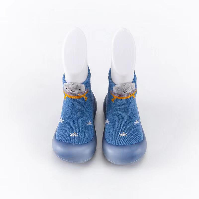 Non-Slip Infant Floor Socks | Cold-Insulating Soft Soles | Thickened Baby Walking Shoes | Lightweight High-Top for Spring & Autumn