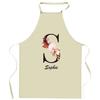 Tablier De Cuisine - Sophie Lettre - Impression Bretonne - Coton Résistant - Lavable 40°C