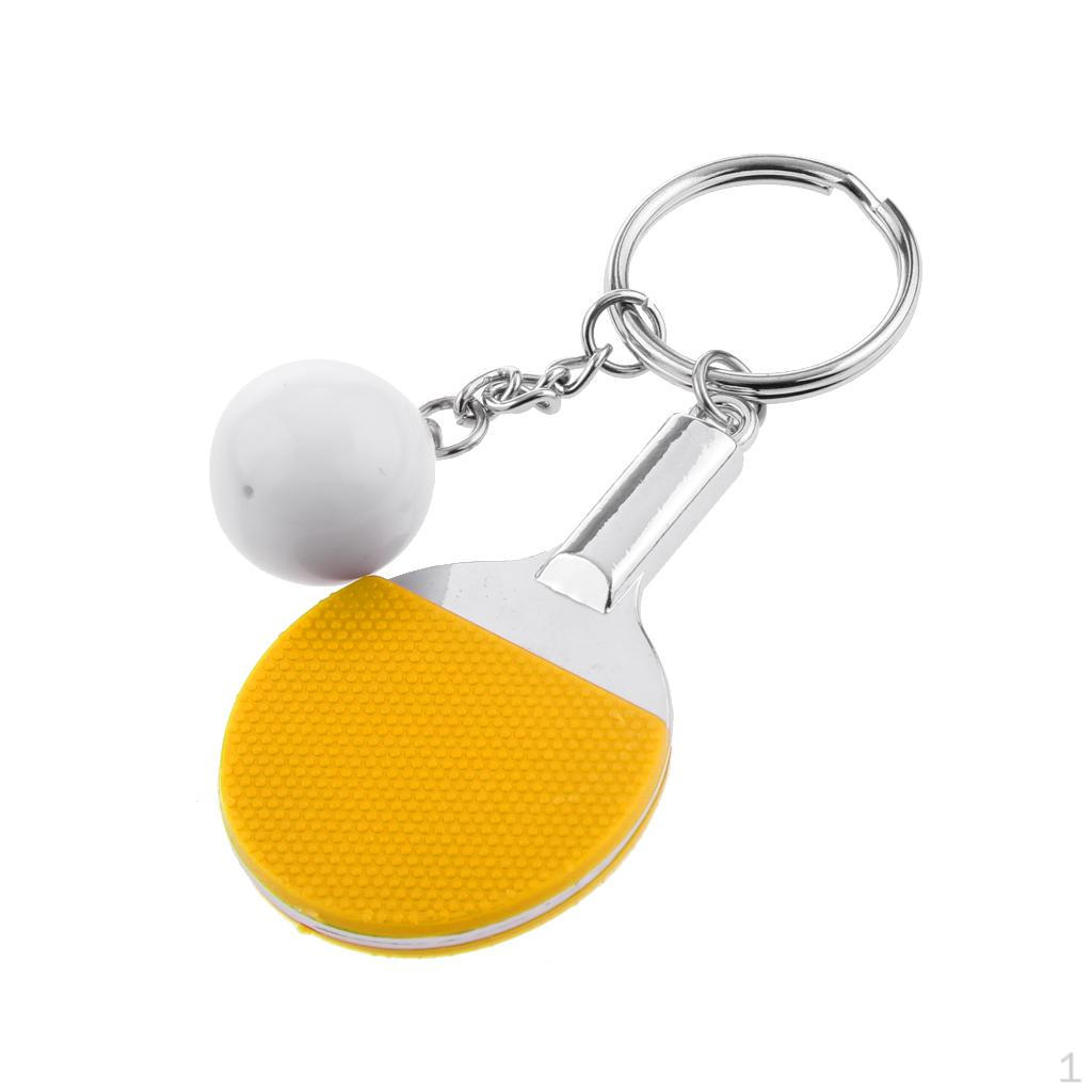 Keychain Pendant Sets Table Tennis Racket And Ball