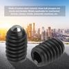 10 peças M4 Rosca de Parafuso Soquete Hexagonal Aço Carbono Plungers de Mola Esférica Conjunto (M4*8)
