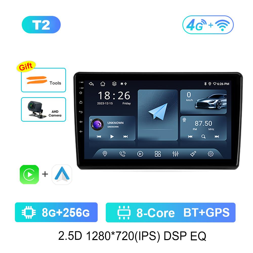 Car Video Multimedia Player Bluetooth Carplay for Hyundai Elantra 3 2003 - 2010 WiFi Android OS GPS Navi 2.5D Screen Auto Tools