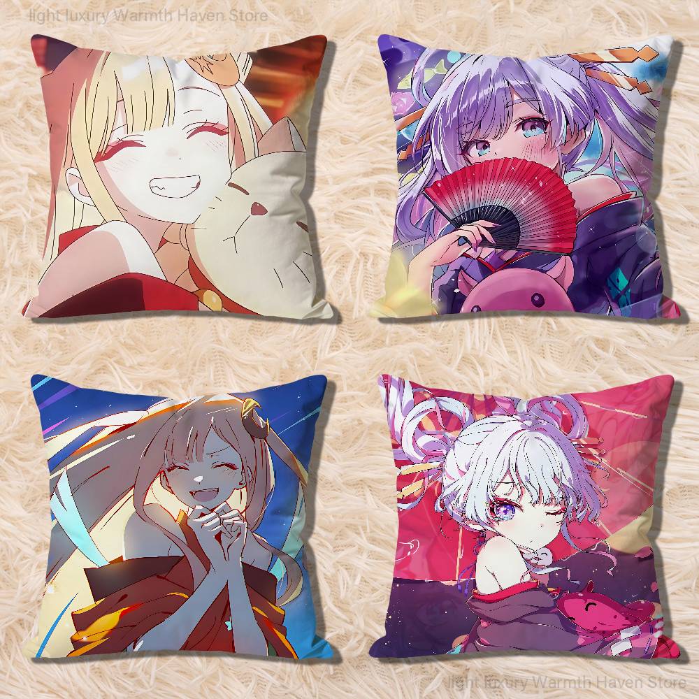 CCosmic PPrincess KKaguya Anime Celebrity Merchandise AllMatch Printed Pillow Case Sofa Car Office Room Decoration Protector
