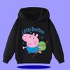 Peppa Pig Children's Hooded Sweatshirt 2026 New Style Cartoon Print Boys' Sport Shirt Girls' Casual Shirt