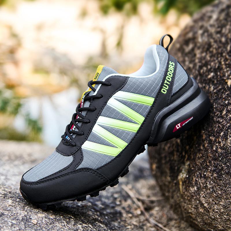 Spring and summer large size outdoor mountaineering running shoes hiking mesh casual shoes fashion trend sports men's shoes couple shoes