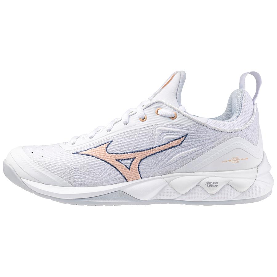 Sports Shoes Mizuno White / Navy Peony / Peach Parfait Wave Luminous 2