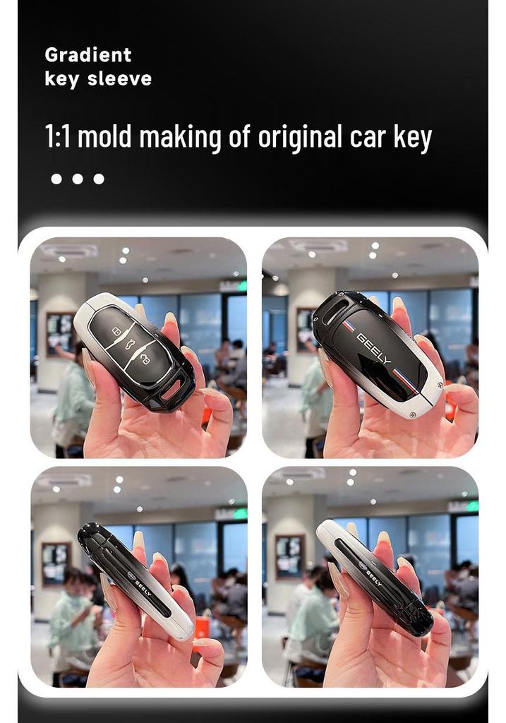 Geely Car Key Cover for Emgrand, GS, S1 Boyue, X3 Vision, X6, King Kong, X1 Borui Models - Premium Shell