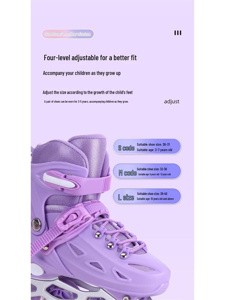 Kinder-Kombi: Eis- & Inlineskates für Anfänger - Rollschuh-Set für Jungen & Mädchen