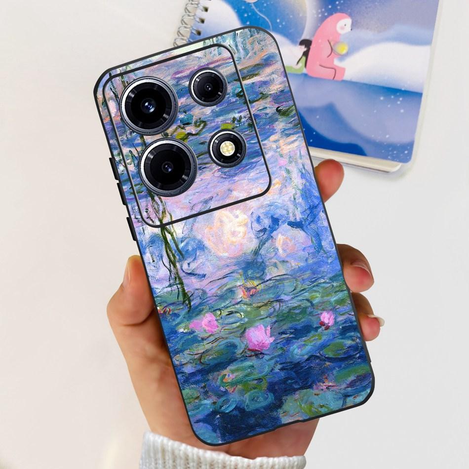 For Infinix Note 30 VIP 2023 Case X6710 Fashion Elegant Painted Soft Silicon TPU Phone Back Cover For Infinix Note30 VIP 30VIP