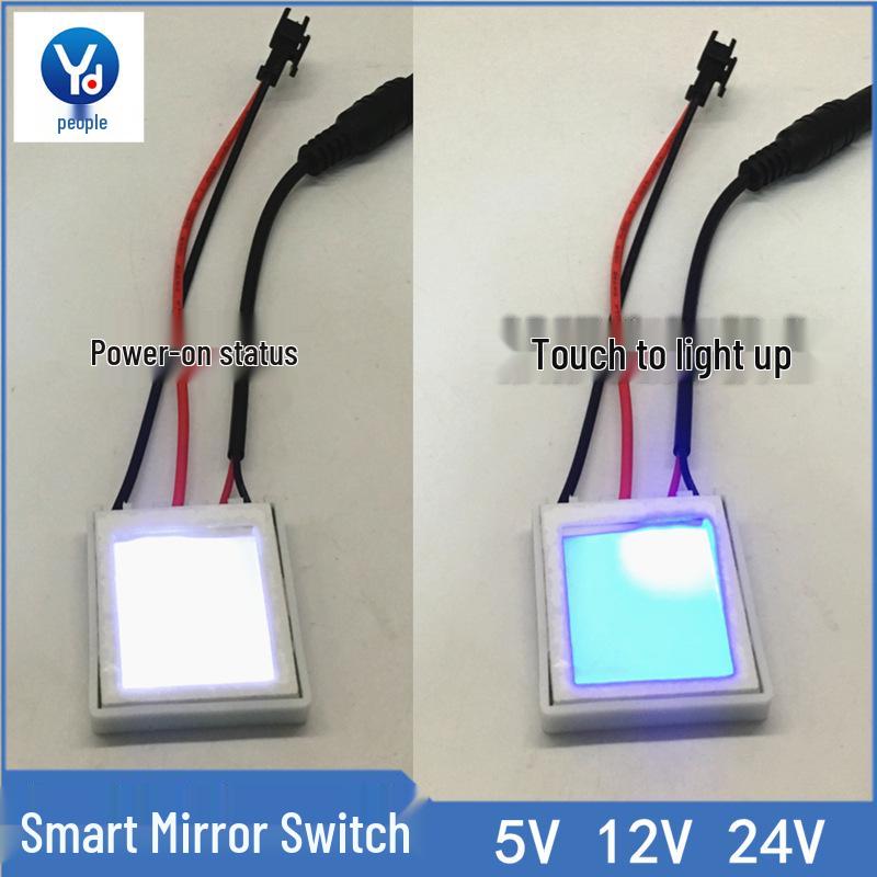 LED Smart Spegel med Avimning & Pekskärm för Badrum eller Sminkbord